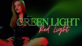 Red Light Green Light Jerk Off : British Dominatrix In Black Tight Latex Rubber Plays A JOI Games With You Jerk Off Instruction Orgasm Control Denial