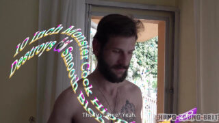 Sert seks oral seks, sert, korunmasız seks, dev penis – amatör genç İngiliz genç Serg Shepard, büyük penisle anüsünden sikildi