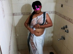 Indian Big Boobs Horny Lily In Bathroom Taking Shower