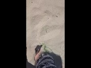 Painted Toes In Sand Raw cut