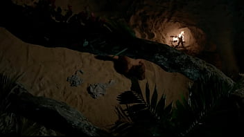 Stranded girl pleases island castaway for survival
