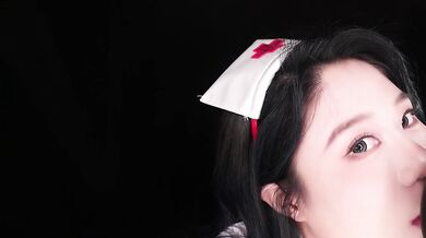 Hot nurse zombie eats your brain while licking your ears ASMR