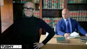 Spicy anal session with a big-bottomed mademoiselle AJ Applegate