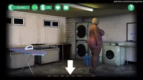 Animated gameplay of Lacey having wild sex in a game