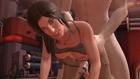 lara croft and the giant cock