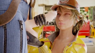Cindy Aurum Handjob Final Fantasy XV Animation with Sound 3D