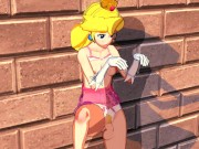 Princess Peach Fucked Against a Wall (3D Hentai)