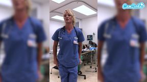 Fit MILF Nurse Gets Fired for Masturbating in the Hospital