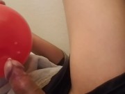 Pocket balloon creampie
