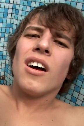 Ass fucked lover boy Ezra dildo drills his tight lovehole!