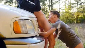 Wild Ride Outdoors: Matt Travis Goes Hard Under Open Sky – GayPornAction 18+