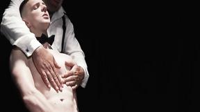 ”Serg Shepard moaned loudly in getting the hard throbbing dick of muscular”