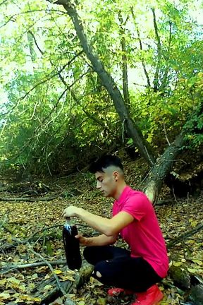 26minutes Belly Stuffing with Limonade, Burping, Bloating and Jerking off