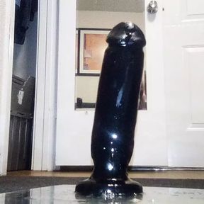 Sissy BBC Dildo Play (Wet,sloppy, and close up)