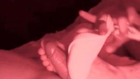 helping feet ... my young friend masturbated me with his big feet
