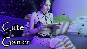 Cute Gamer Takes Monster Cock