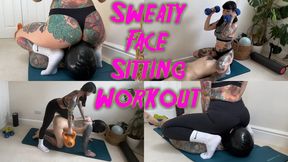 Gym Goddess Works Out While Sitting On Your Face #Facesitting #Chastity #Femdom 1080p