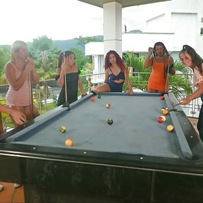 pool game losers end up getting dominated and masturbated GGmansion