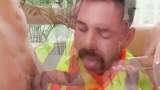 Transgender Threesome - Three Way Blowjob Adventure