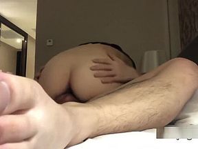 Bubble Butt Chinese Escort Riding Cock In My Hotel