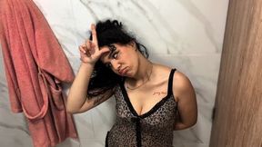 A day in life of a curvy Sexy latina girl who have hiccups