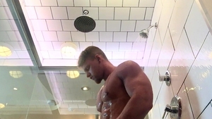maskurbate: Get Drenched with Brad's Shower Frenzy