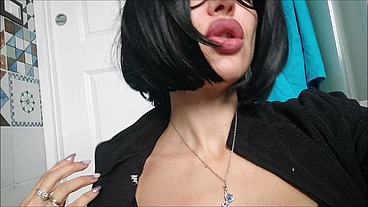 Chantal Channel during a pee private moment