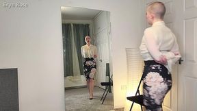 suffering in stilettos - tightlaced and made to walk