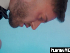 PlayingMen.com - Manuel Reyes' ass fisted and rammed by suited Damon Heart