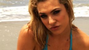 Dahlia Sky Masturbating In The Ocean