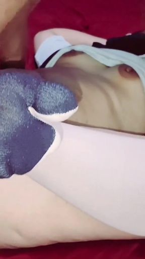 Full conversation fucking binor until orgasm and sperm crot in pussy   Clip 3