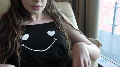 POV - On vacation with Elena Koshka there's always time for eating her pussy and fingering her