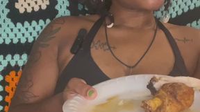 Temptress Mango in "The Princess Eats 2" - Food Play