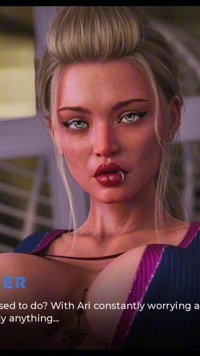 Thick Bimbo StepMom Gets What She Wants, She Gives Him a Hot Handjob - The Synthetic 04   Clip 2