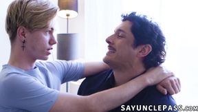 Rocky Vallarta helps Markus Kage release juices with their stepdads