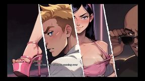 my new girlfriend [ taboo hentai game ] ep.62 swinger couple caught during a deepthroat foursome in the club vip booth !