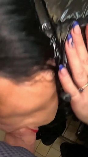 Milfycalla - Shiny Downjacket, Jeans & Leotard Stairway Sex (uncut Cum on Clothes) - Episode 314