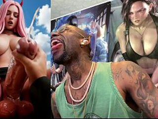 Lengthy Rod Transgender Imp Deepthroating Weenie, Jerking Off And Making A Business Woman Cum Hard, Transgender Ebony Knight, Trans Matrix Whore Getting Anal Banged Whilst Cumming, AI Generated