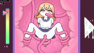Naughty anime babes get their tight holes destroyed by tentacle monsters in adult games