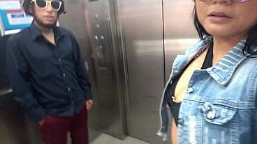 Mall Date Ends in Intense Anal: Busty GF Takes It Hard in Missionary on Chair