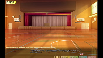 Eroge-style Japanese CG: Secret affair with big boob uniform girl