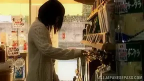 Japanese teen 18+ enjoys outside sex adventures