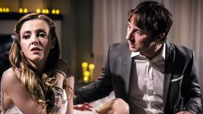 ”Criminal blonde MILF silences witness by marrying & fucking him”