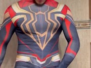 HALLOWEEN CUM💦 spiderman onlyfans👅