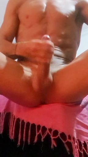 Stunning moment from "Fit and Hot Guy's intense Pillow hump on the couch Ends with a massive, beautiful cumshot"