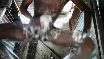 Young twink bareback fuckfest in the shower with big cock daddy