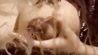 Asian MILF's Exotic Dancing Pole Dance with Massive Breasts & Gushing Orgasm