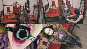 BDSM. Bondage in furs