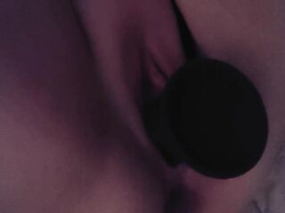 Wench births biggest inflatable sextoy for dom
