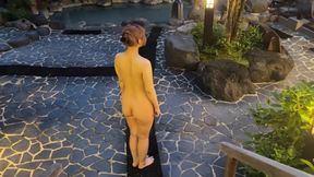 A Japanese Couple's Relaxing Hot Spring Experience Leads to a Playful Costume Adventure!
